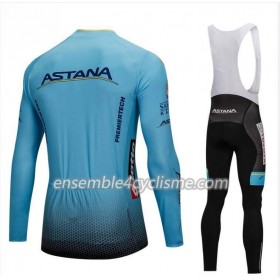 Tenue Maillot M/L + Collant à Bretelles 2018 Astana Pro Team N001